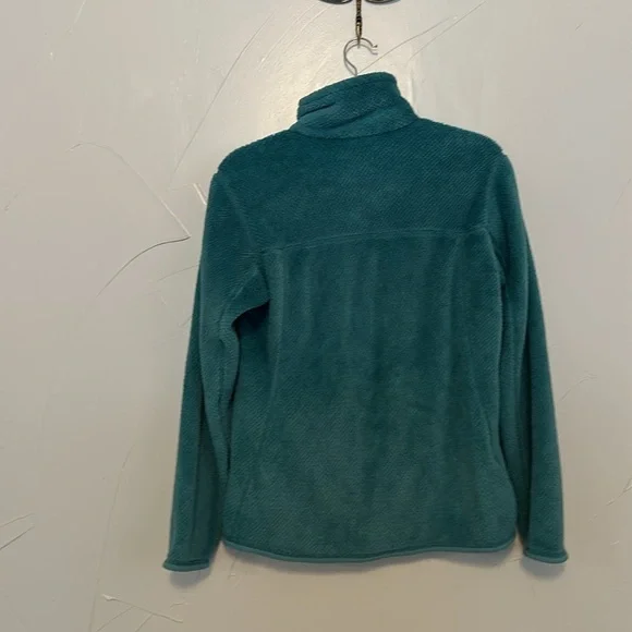 Patagonia Sherpa Fleece Synchilla Sweater M with Damaged Collar - Picture 7 of 7